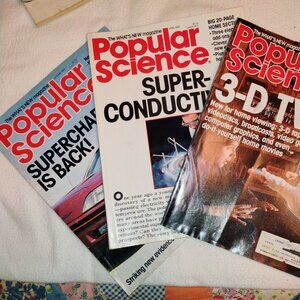 Popular Science magazines 1987, 1988
